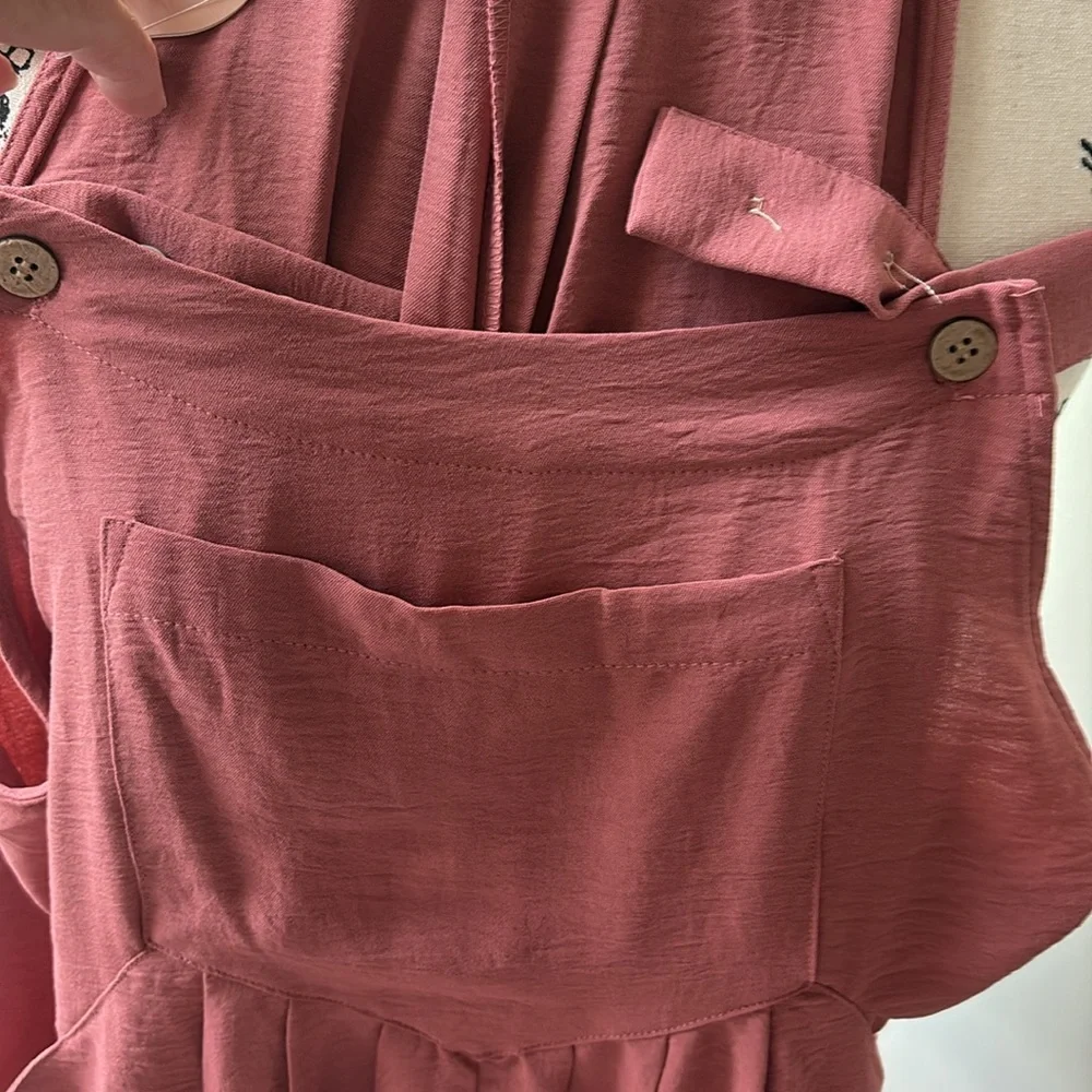 NWT Cueply Wide Leg Overalls -Size Small - Picture 5 of 9